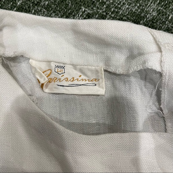 Vintage 1950s or 60s 100% Linen Shirt - Picture 4 of 6